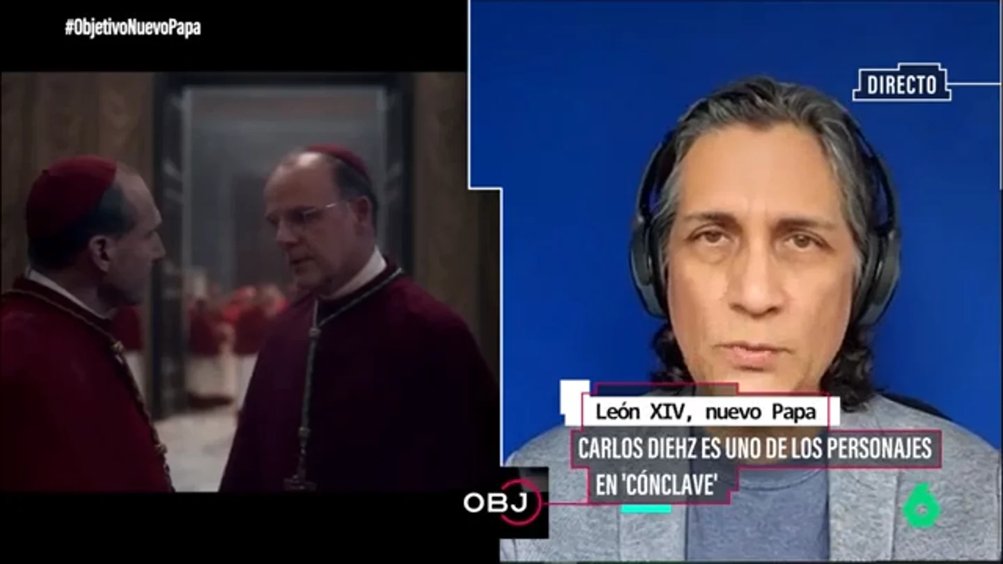 Carlos Diehz confiesa su inspiración para interpretar al cardenal Benítez en 'Cónclave': "Recordé mi época en los grupos juveniles de la parroquia" Carlos Diehz confiesa su inspiración para interpretar al cardenal Benítez en 'Cónclave': "Recordé mi época en los grupos juveniles de la parroquia"