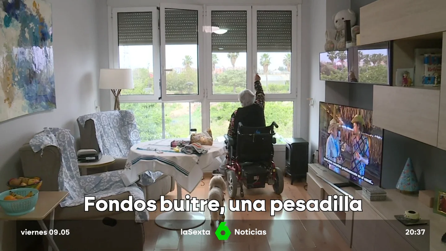 Una vecina afectada por los fondos buitre Una vecina afectada por los fondos buitre