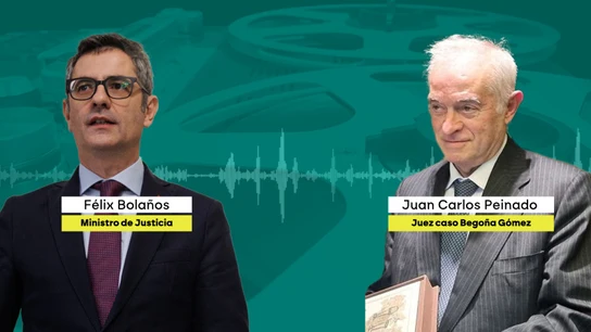 Tensión en la declaración de Bolaños ante el juez Peinado por el caso Begoña Gómez: "No sé a qué obedece esa sonrisa" Tensión en la declaración de Bolaños ante el juez Peinado por el caso Begoña Gómez: "No sé a qué obedece esa sonrisa"