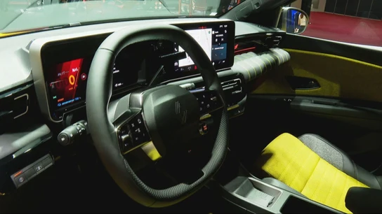 Interior de un Renault Interior de un Renault