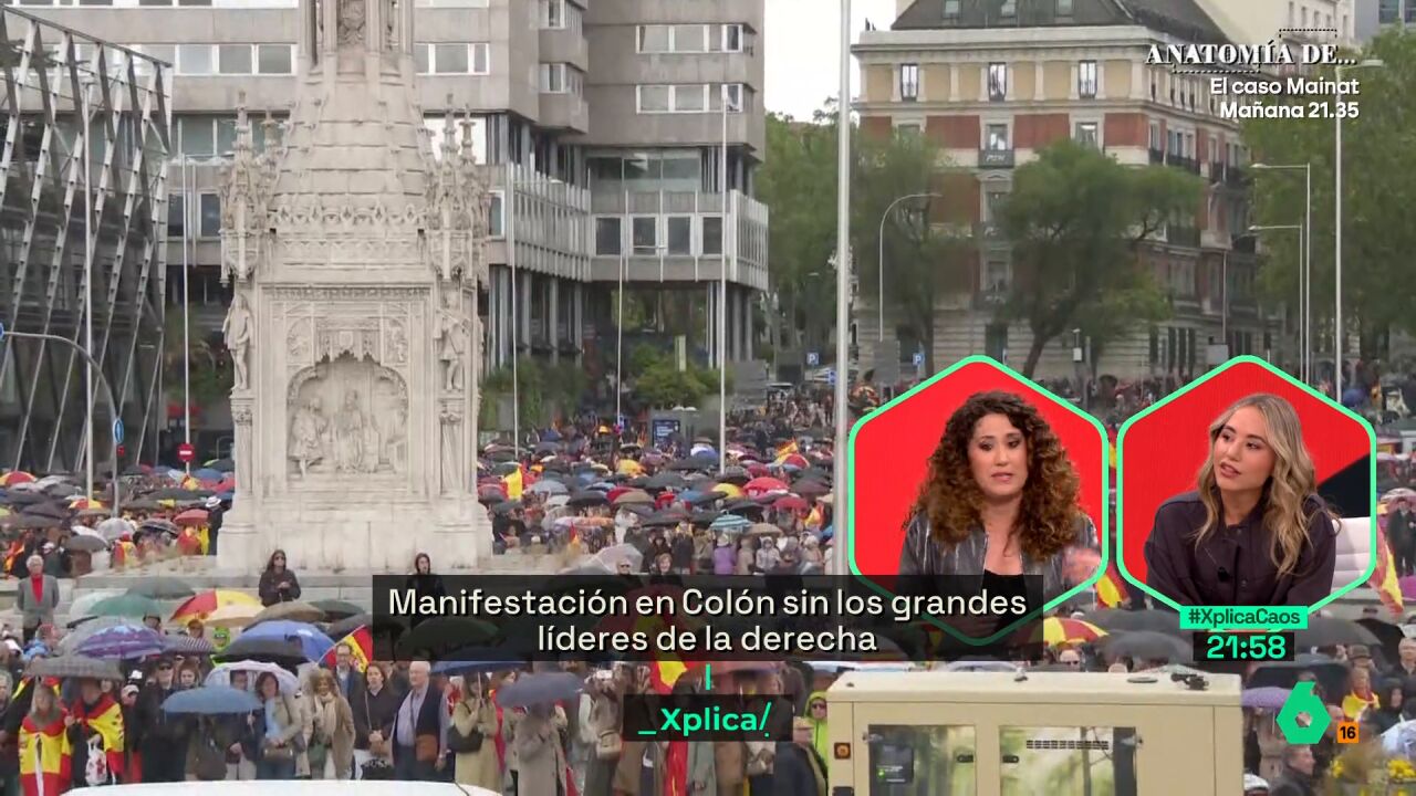 Enma López, tras la manifestación de Colón: 