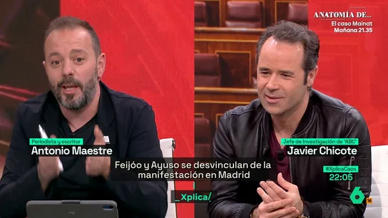 Antonio Maestre, con Javier Chicote Antonio Maestre, con Javier Chicote