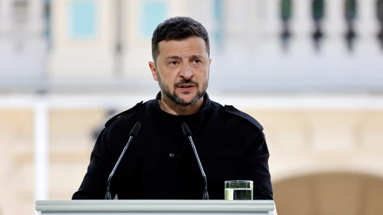 El presidente ucraniano, Volodímir Zelenski. El presidente ucraniano, Volodímir Zelenski.
