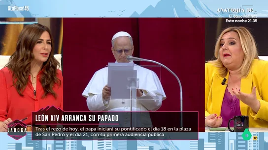 Nuria Roca compara la salida del papa León XIV al balcón con Eurovisión: "Con las banderas y demás, parecía un momento eurovisivo" Nuria Roca compara la salida del papa León XIV al balcón con Eurovisión: "Con las banderas y demás, parecía un momento eurovisivo"