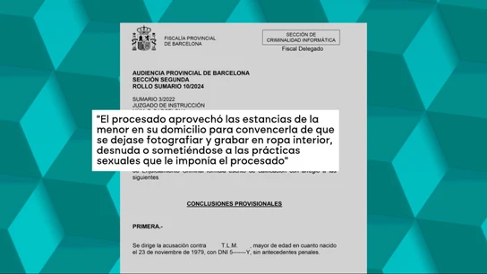 La Fiscalía pide 107 años de prisión para el 'Pelicot catalán', un pederasta que violó, grabó y comerció con una niña durante años La Fiscalía pide 107 años de prisión para el 'Pelicot catalán', un pederasta que violó, grabó y comerció con una niña durante años