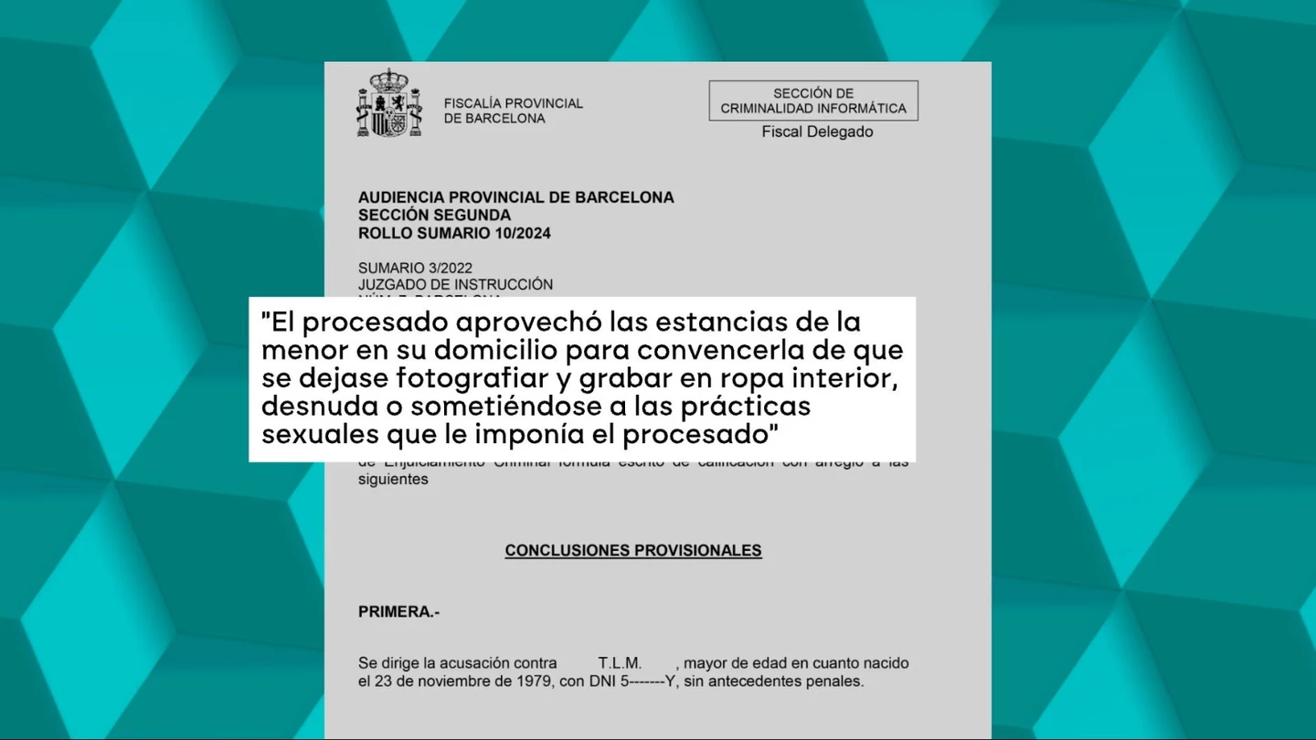La Fiscalía pide 107 años de prisión para el 'Pelicot catalán', un pederasta que violó, grabó y comerció con una niña durante años La Fiscalía pide 107 años de prisión para el 'Pelicot catalán', un pederasta que violó, grabó y comerció con una niña durante años