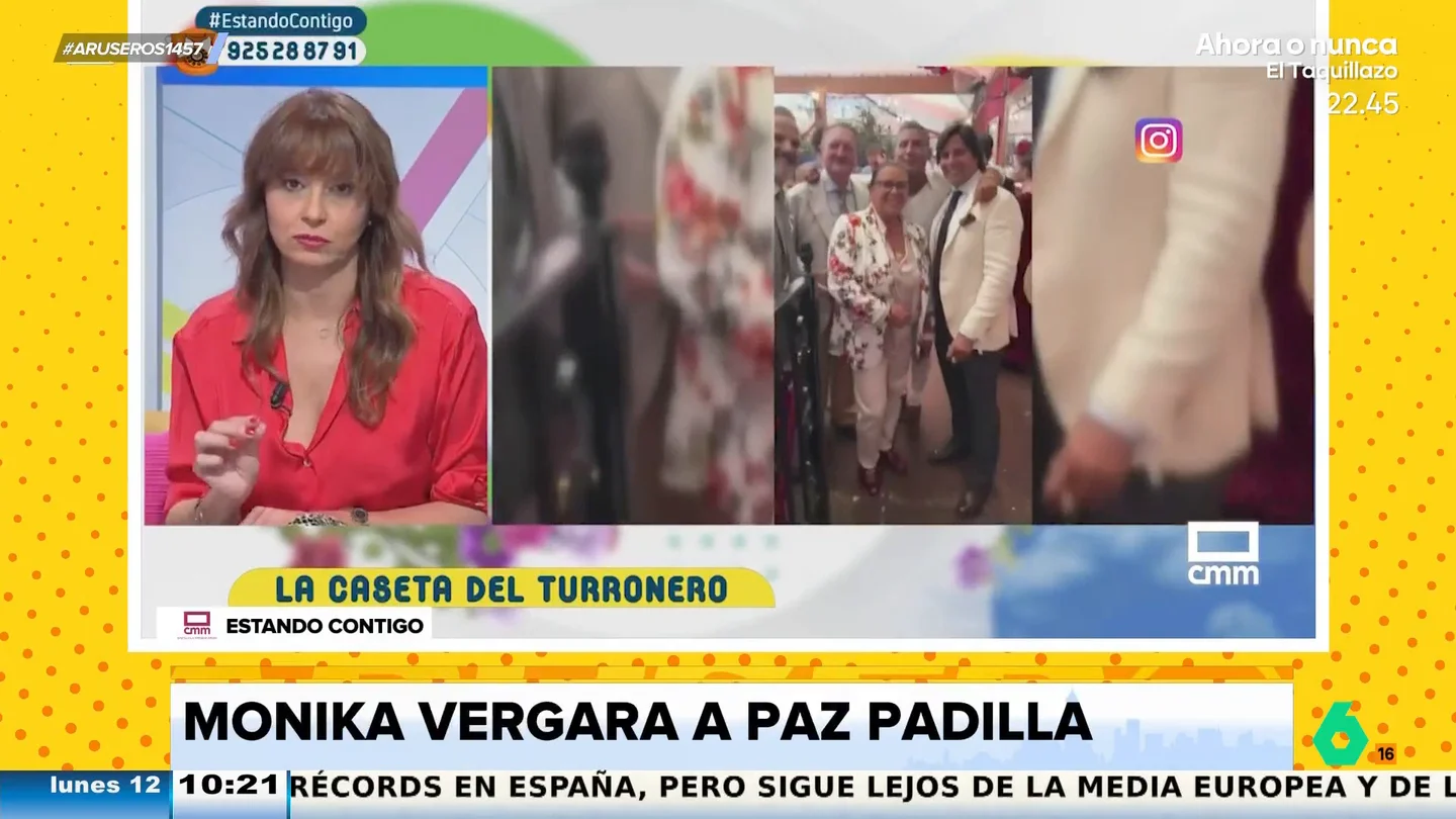Monika Vergara carga contra Paz Padilla: "No se puede ir a la feria de abril y hacer el mamarracho" Monika Vergara carga contra Paz Padilla: "No se puede ir a la feria de abril y hacer el mamarracho"
