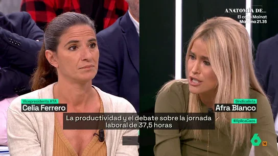 "El show de Afra Blanco": la reacción de Gonzalo Bernardos tras su reflexión sobre la reducción de jornada "El show de Afra Blanco": la reacción de Gonzalo Bernardos tras su reflexión sobre la reducción de jornada