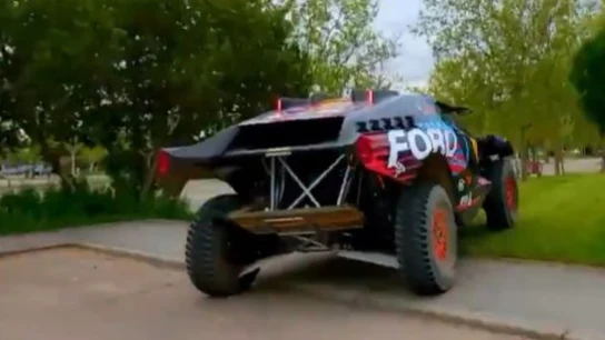 Carlos Sainz probando 'MadRing' Carlos Sainz probando 'MadRing'