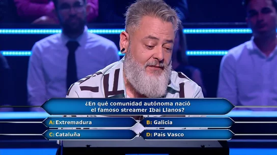 Ibai Llanos le hace perder un comodín a Hermógenes en ¿Quién quiere ser millonario?: "Mira que me ha hablado mi hijo de él" Ibai Llanos le hace perder un comodín a Hermógenes en ¿Quién quiere ser millonario?: "Mira que me ha hablado mi hijo de él"