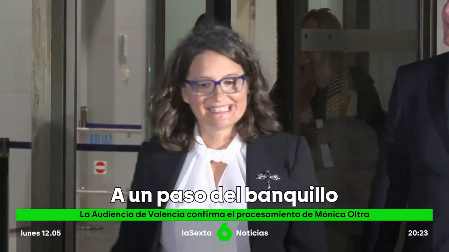 Mónica Oltra, procesada por encubrir los abusos de su exmarido a una menor. corte-oltra