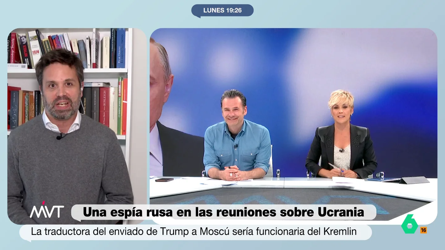 ¿Una espía rusa en las reuniones sobre Ucrania? Xavier Colás señala que "hay indicios de un engaño por parte del Kremlin" El periodista expone que Steve Witkoff, enviado especial de Donald Trump, acudió a la reunión sin intérprete ya que no habló con la embajada y, por ello, no se siguió el procedimiento habitual.