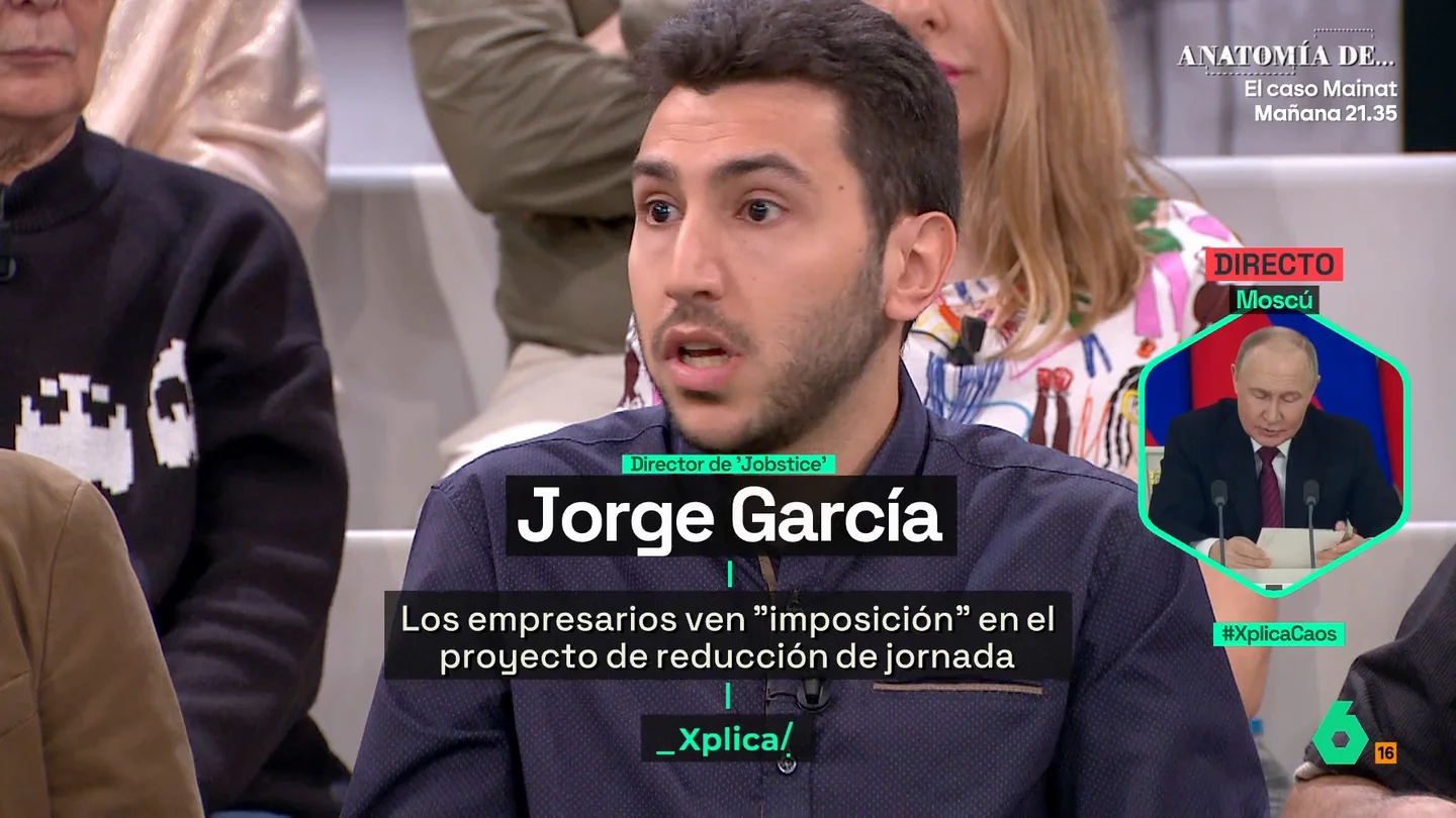 XPLICA "Parece que hablamos de la liberación de los esclavos": la reflexión de un joven sobre la reducción de jornada XPLICA "Parece que hablamos de la liberación de los esclavos": la reflexión de un joven sobre la reducción de jornada