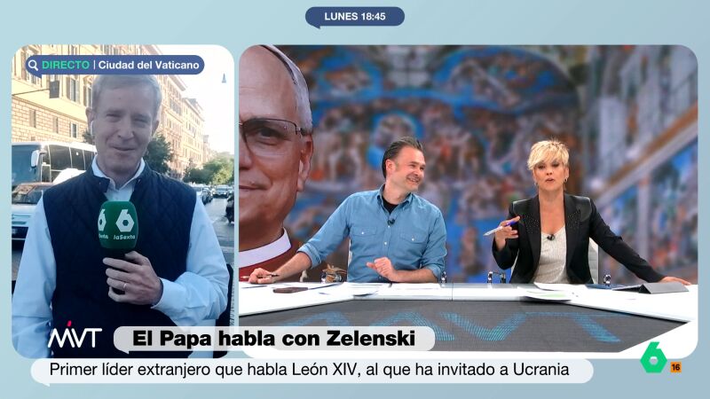 La petición de Cristina Pardo a Javier Martínez-Brocal: "A ver si montas un sarao por ahí por Roma y vuelvo a verte"