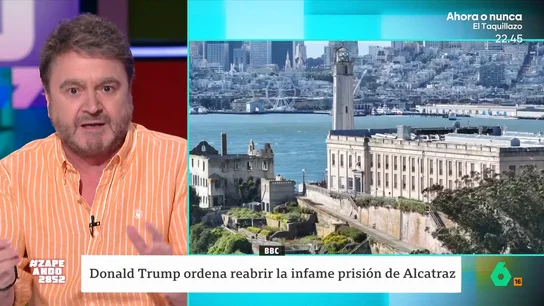 ¿Puede Trump reabrir Alcatraz? Paco explica las trabas legales y económicas que lo hacen "bastante improbable" Donald Trump quiere reabrir Alcatraz para mandar allí a los peores criminales pero ¿es algo posible? Paco Jiménez explica que, actualmente, la prisión es un parque natural y rehabilitarla costaría "alrededor de 1.000 millones de euros".