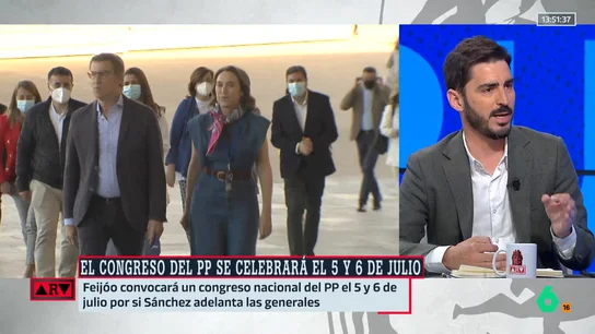Juanma Lamet, sobre el anuncio de la convocatoria del congreso del PP: "¿Qué necesidad tenía el PP de desviar el foco de los WhatsApp de Sánchez y de Ábalos?" Juanma Lamet, sobre el anuncio de la convocatoria del congreso del PP: "¿Qué necesidad tenía el PP de desviar el foco de los WhatsApp de Sánchez y de Ábalos?"