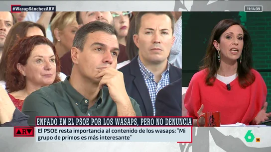 Ángeles Caballero, sobre los mensajes entre Sánchez y Ábalos: "Hay poca noticia, pero para los que nos gusta el chisme y el salseo, es entretenido" Ángeles Caballero, sobre los mensajes entre Sánchez y Ábalos: "Hay poca noticia, pero para los que nos gusta el chisme y el salseo, es entretenido"
