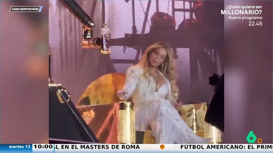 El robot del show de Beyoncé la lía preparándole su trago de whisky en pleno concierto El robot del show de Beyoncé la lía preparándole su trago de whisky en pleno concierto