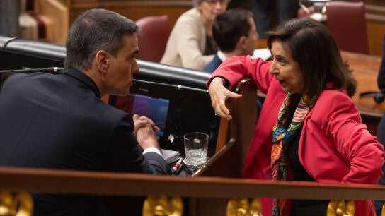 Pedro S&aacute;nchez y Margarita Robles, en una imagen de archivo