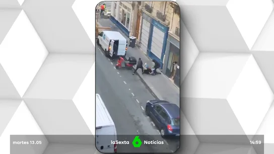 Un grupo de hombres intentan secuestrar a una joven en París a plena luz del día Un grupo de hombres intentan secuestrar a una joven en París a plena luz del día
