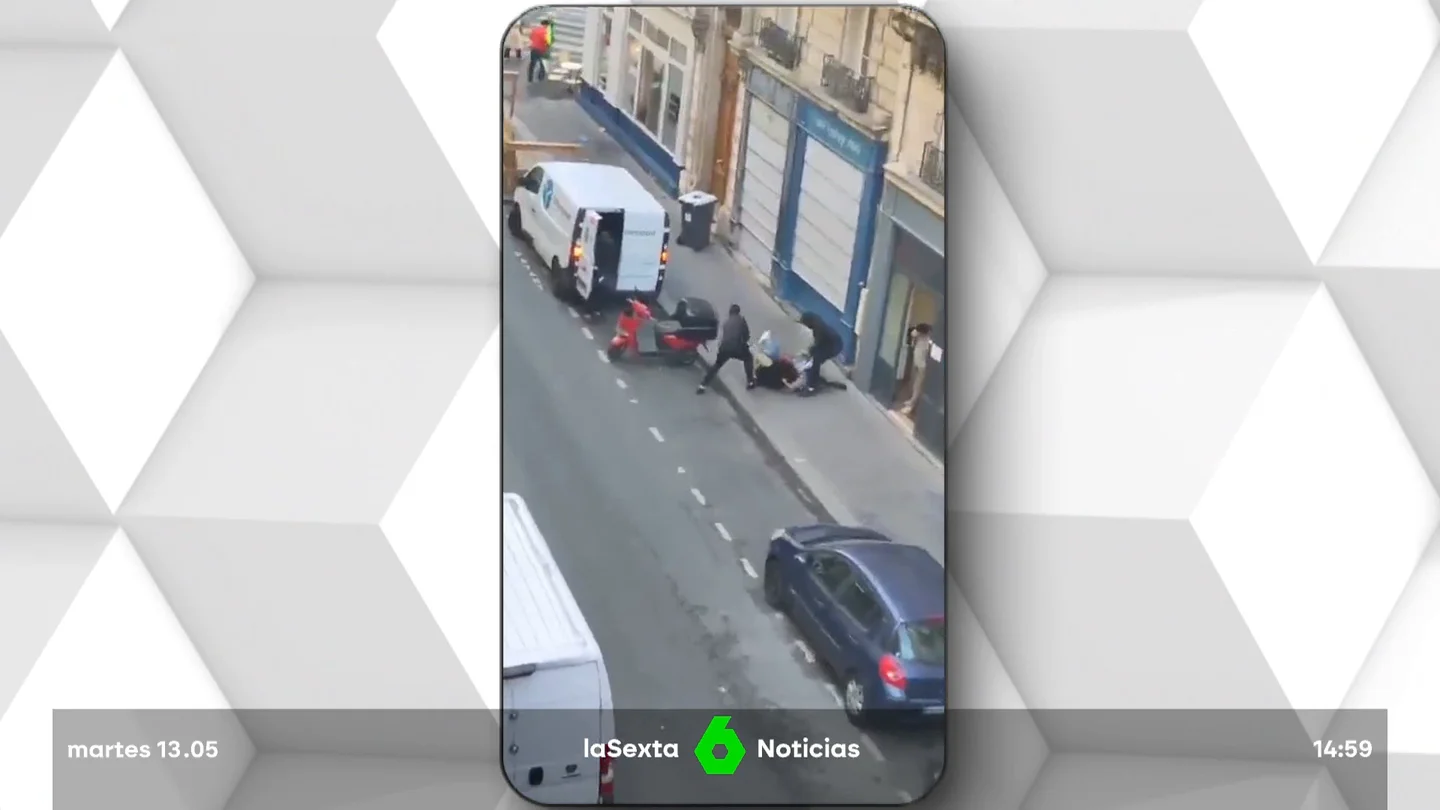Un grupo de hombres intentan secuestrar a una joven en París a plena luz del día Un grupo de hombres intentan secuestrar a una joven en París a plena luz del día
