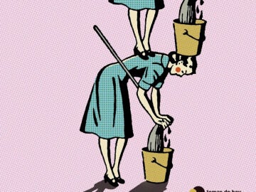 Detalle de la cubierta de 'Casas vacías', de María Agúndez
