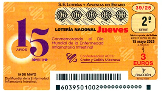 Décimo de Lotería Nacional del 15 de mayo de 2025 Décimo de Lotería Nacional del 15 de mayo de 2025