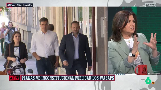 Lucía Méndez, sobre la filtración de mensajes de Sánchez y Ábalos: "Ábalos es un señor que se ve que está sufriendo" Lucía Méndez, sobre la filtración de mensajes de Sánchez y Ábalos: "Ábalos es un señor que se ve que está sufriendo"