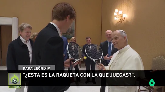 Sinner y el Papa León XIV Sinner y el Papa León XIV