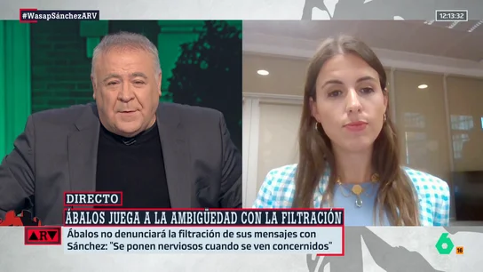 Irene Dorta, sobre si las filtraciones podrían ser un mensaje a Sánchez: "Se nombra mucho a Marlaska, si se hila muy fino es la persona que dirige a la UCO" Irene Dorta, sobre si las filtraciones podrían ser un mensaje a Sánchez: "Se nombra mucho a Marlaska, si se hila muy fino es la persona que dirige a la UCO"