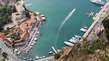 Bahía de Kotor, en Montenegro