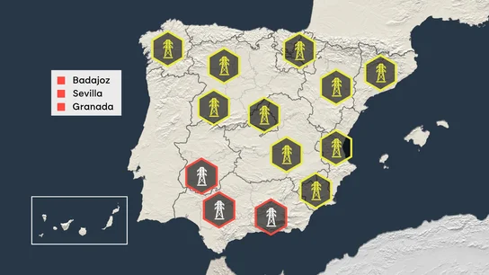 los fallos en la generación eléctrica antes del apagón empezaron en Granada, Badajoz y Sevilla los fallos en la generación eléctrica antes del apagón empezaron en Granada, Badajoz y Sevilla