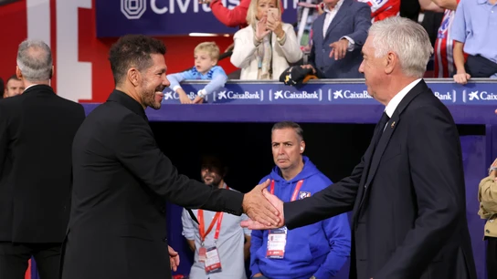 Simeone y Ancelotti Simeone y Ancelotti