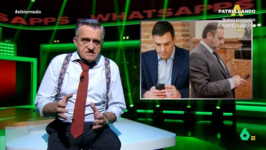 Wyoming se harta del "culebrón" Sánchez-Ábalos y lanza un mensaje a los medios: "Dejen de vender humo" Wyoming se harta del "culebrón" Sánchez-Ábalos y lanza un mensaje a los medios: "Dejen de vender humo"