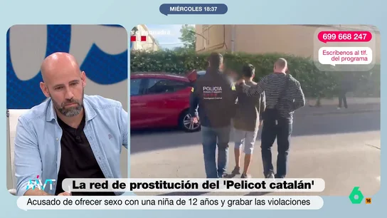 Gonzalo Miró, sobre el 'Pelicot catalán' y su red de pederastia: "Hay gente que sabía lo que ocurría y no ha dicho nada" La primera víctima del acusado fue una menor de 12 años, en situación de extrema vulnerabilidad, tutelada por la Generalitat de Catalunya. Contactó con ella a través de una plataforma.