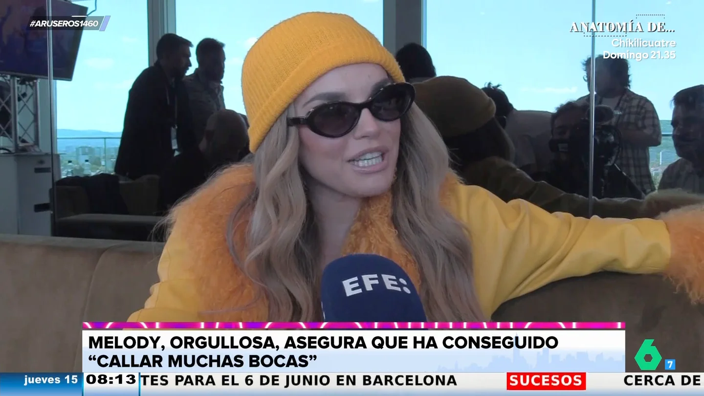 Melody responde tajante a pocos días de Eurovisión: "He callado muchas bocas que hacían falta callar" Melody responde tajante a pocos días de Eurovisión: "He callado muchas bocas que hacían falta callar"