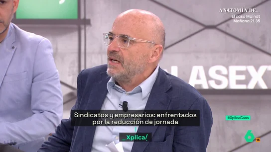 La pregunta de Javier Díaz-Giménez sobre la reducción de jornada: "¿De verdad eso va a estar prohibido?" La pregunta de Javier Díaz-Giménez sobre la reducción de jornada: "¿De verdad eso va a estar prohibido?"