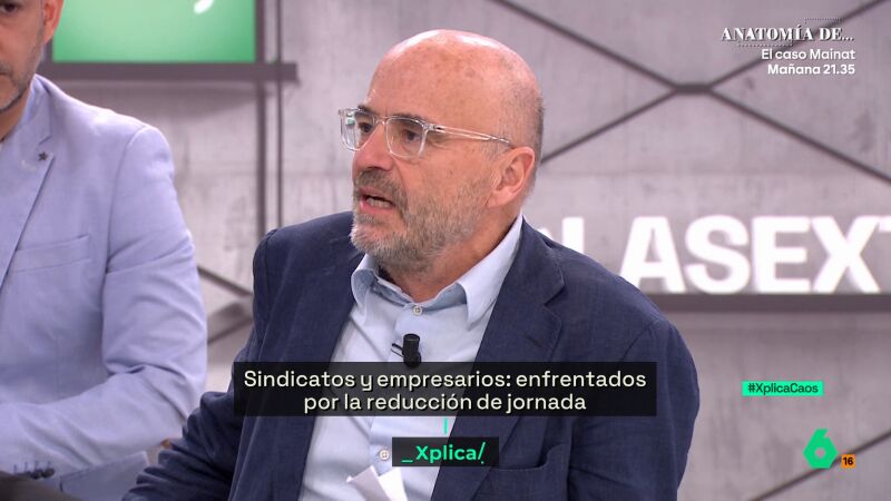 La pregunta de Javier Díaz-Giménez sobre la reducción de jornada: "¿De verdad eso va a estar prohibido?"