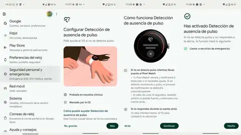 Activando la detección de ausencia de pulso Activando la detección de ausencia de pulso
