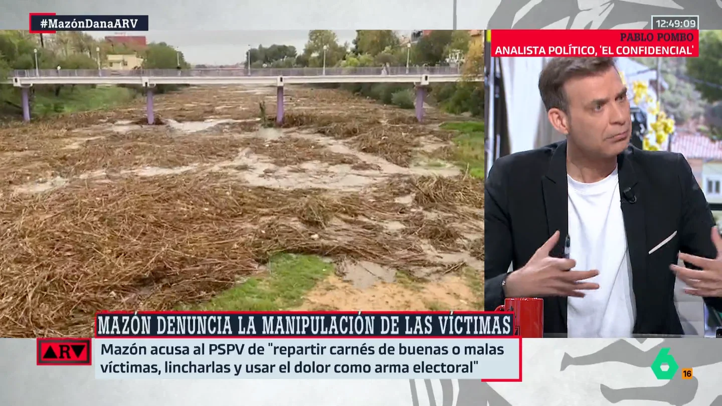 Pablo Pombo, sobre el Gobierno de Mazón: "Podrá tener abogados, pero no tiene defensa posible" Pablo Pombo, sobre el Gobierno de Mazón: "Podrá tener abogados, pero no tiene defensa posible"