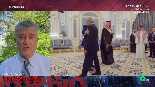 Guillermo Fesser analiza la gira de Donald Trump a Oriente Medio: "Ha ido a hacer negocios, sobre todo para su familia" Guillermo Fesser repasa en este vídeo las visitas de Donald Trump a Arabia Saudí y Qatar, donde ha cerrado contratos para Estados Unidos, pero también la construcción de complejos para sus empresas.