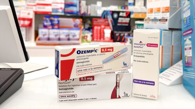 Paquete de Ozempic.