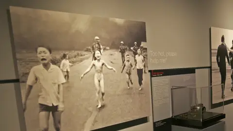 Imagen 'la niña del napalm' de Vietnam. Imagen 'la niña del napalm' de Vietnam.