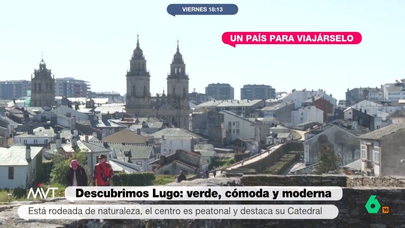 Luis Calero viaja a Lugo, la ciudad romana con la muralla completa más antigua del mundo y una gastronomía de chuparse los dedos 