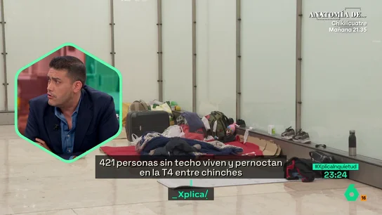 Jorge Calabrés, sobre las personas sin hogar viviendo en Barajas: "Esto no se soluciona poniendo seguridad" Jorge Calabrés, sobre las personas sin hogar viviendo en Barajas: "Esto no se soluciona poniendo seguridad"