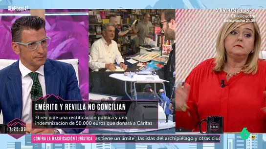 El entorno del rey Juan Carlos confirma a Pilar Vidal que seguirá con la demanda contra Revilla: "Hasta el final, se pierda o se gane" El entorno del rey Juan Carlos confirma a Pilar Vidal que seguirá con la demanda contra Revilla: "Hasta el final, se pierda o se gane"
