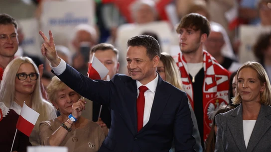 El candidato liberal a la presidencia de Polonia, Rafal Trzaskowski. El candidato liberal a la presidencia de Polonia, Rafal Trzaskowski.