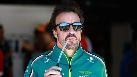 Fernando Alonso durante el GP de Emilia Romaña Fernando Alonso durante el GP de Emilia Romaña