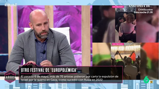 Gonzalo Miró critica la participación de Israel en Eurovisión: "Mientras su representante está cantando, están asesinando a niños" Gonzalo Miró critica la participación de Israel en Eurovisión: "Mientras su representante está cantando, están asesinando a niños"
