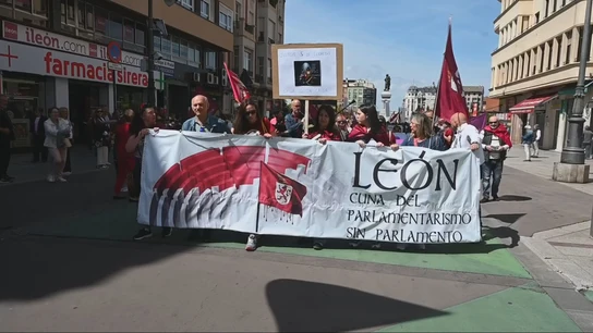 Movilización en León Movilización en León